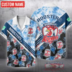 Sydney Roosters Hawaiian Shirt, All Over Print Hawaiian Shirt NRL10070425123