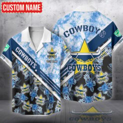 North Queensland Cowboys Hawaiian Shirt, All Over Print Hawaiian Shirt NRL12070425789