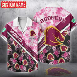 Brisbane Broncos Hawaiian Shirt, All Over Print Hawaiian Shirt NRL15070425678