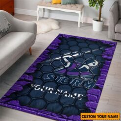 Melbourne Storm Rug, All Over Print Rug NRL18070325234