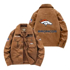 Dallas Cowboys Fan Gift Padded Lapel Jacket, Jacket All Over Print For NFL Lovers, Custom Name G1A072025DB001 - Coffee