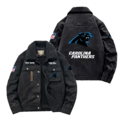 Cleveland Browns Fan Gift Padded Lapel Jacket, Jacket All Over Print For NFL Lovers, Custom Name G1A072025CP001 - Black